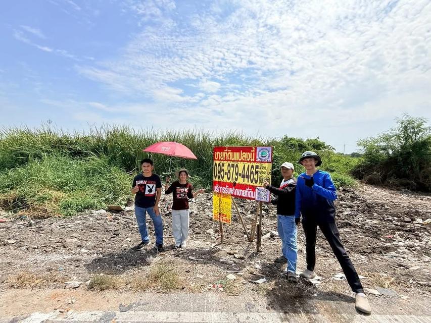 ขายด่วนที่ดิน 286 ตารางวา ติดถนนเลียบมอเตอร์เวย์ ต.คลองสี่ อ.คลองหลวง จ.ปทุมธานี 1