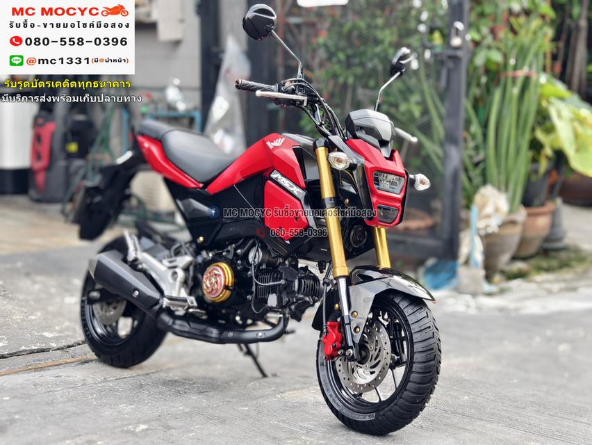 Msx 125 2017 เครื่องท่อเดิมเสียงเงียบ ใช้งานได้ปกติ ชุดสีตามสภาพ มีเล่มเขียวชุดโอนให้ครบ NO1047
