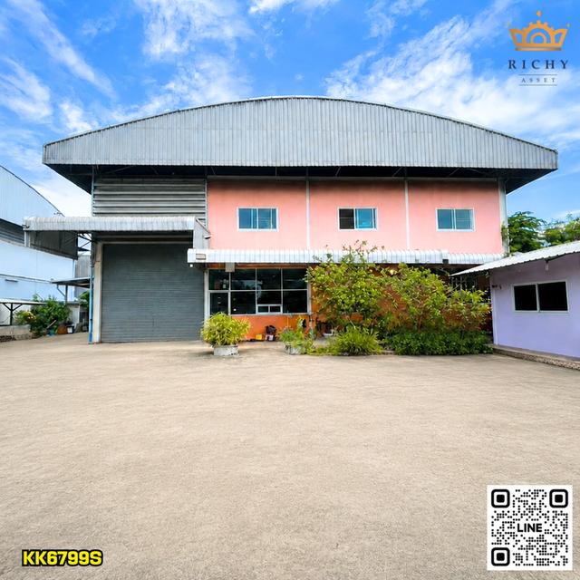 ขายโรงงาน 2 ไร่กว่า “ครบเครื่อง+คุ้มค่า 1,740 ตร.ม.“ ออฟฟิศ 2 ชั้น พร้อมเครน 2 ตัน หม้อแปลง 300 kva มีใบ รง.4 อยู่คอกกระบือ สมุทรสาคร– KK6799S 1
