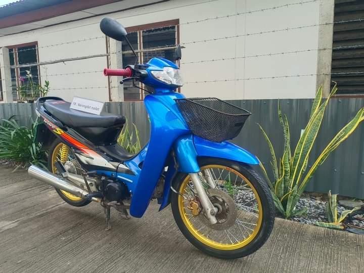  Honda wave 100สีน้ำเงิน 2