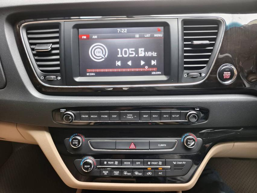 รถเข้าใหม่! KIA GRAND CARNIVAL 2.2 EX ปี 2018 สีดำ 17
