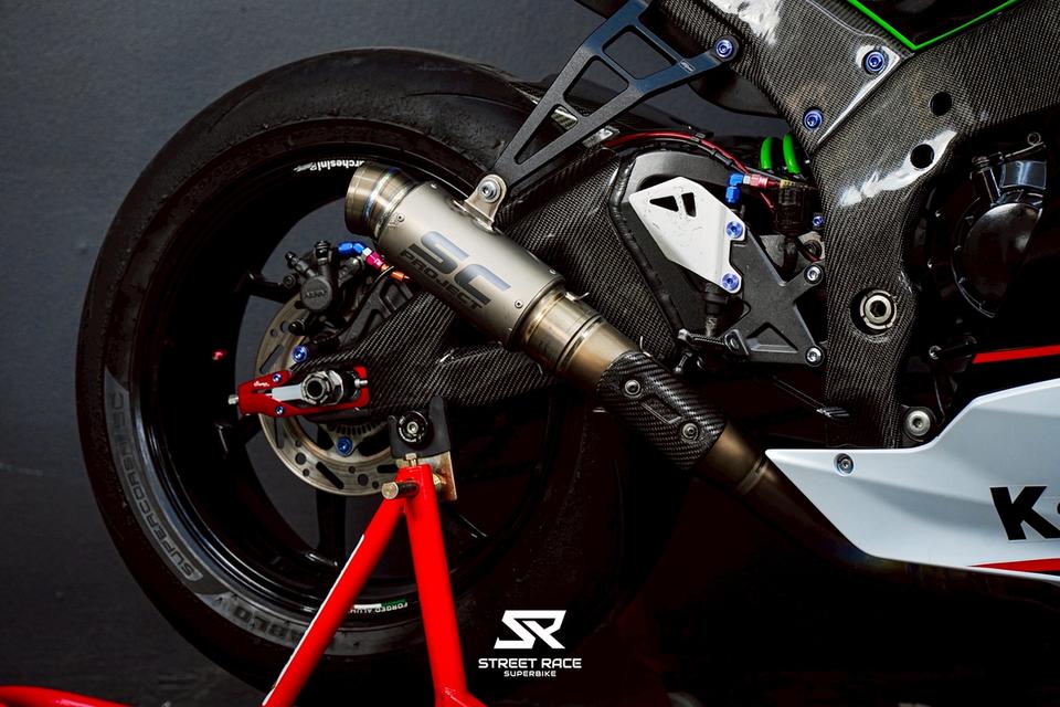 KAWASAKI ZX10R 2018 แฟริ่งแท้ทุกจุด ของแต่งครบๆ รูปที่ 5