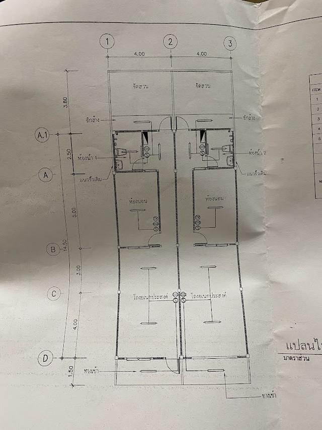 ตึกแถวชั้นเดียว 2 ห้อง ขนาด 40 ตารางวา 7