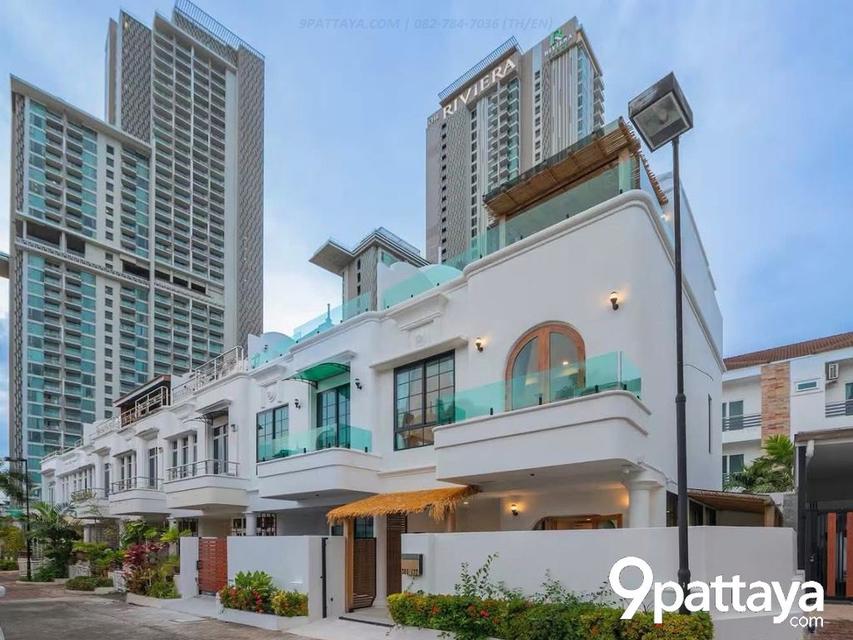 ให้เช่า | บ้านริมหาดวงศ์อมาตย์ 3 ห้องนอน • 4 ห้องน้ำ – เพียง 200 ม. ถึงชายหาด | Sea View Rooftop For Rent | Wongamat Beachside House 200m to the Beach 8