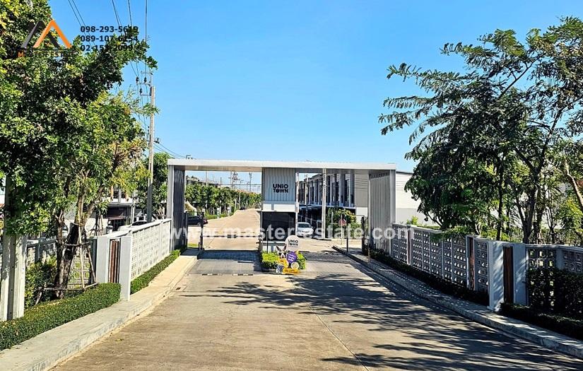 UNIO TOWN ศรีด่าน 22 ทาวน์โฮมหน้ากว้างสวยมาก พร้อมอยู่ แต่งไว้ครบทุกห้อง สะอาด ติดถนนเมนโครงการกว้าง 12 เมตร 20