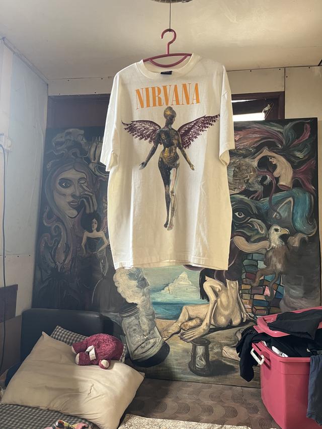 เสื่อวงดนตรีnirvana alabluminutero รูปที่ 2