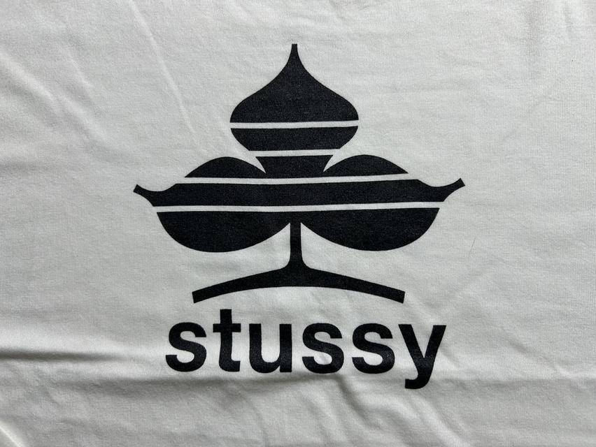 [ขาย] Stüssy Japan Exclusive Long Sleeve Boxy Crop (White) - Authentic 100% รูปที่ 3