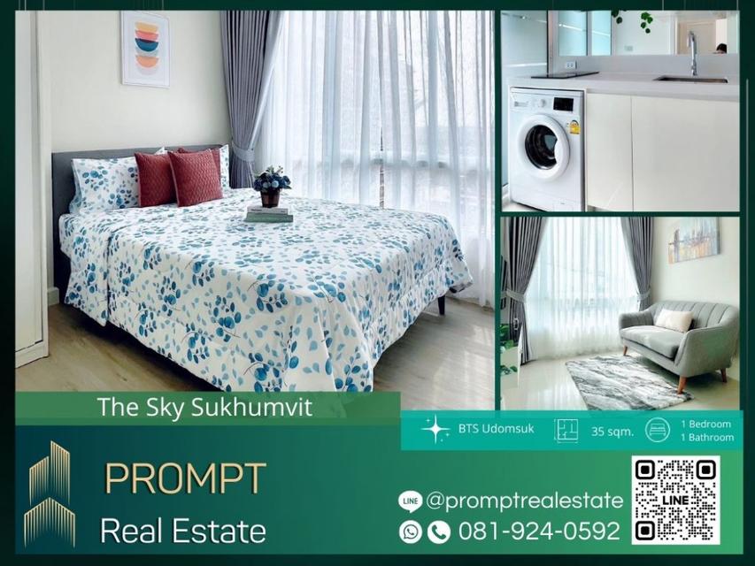 ST12452 - The Sky Sukhumvit - 35 sqm  - BTS Udomsuk - Onnut - Bangchak 1