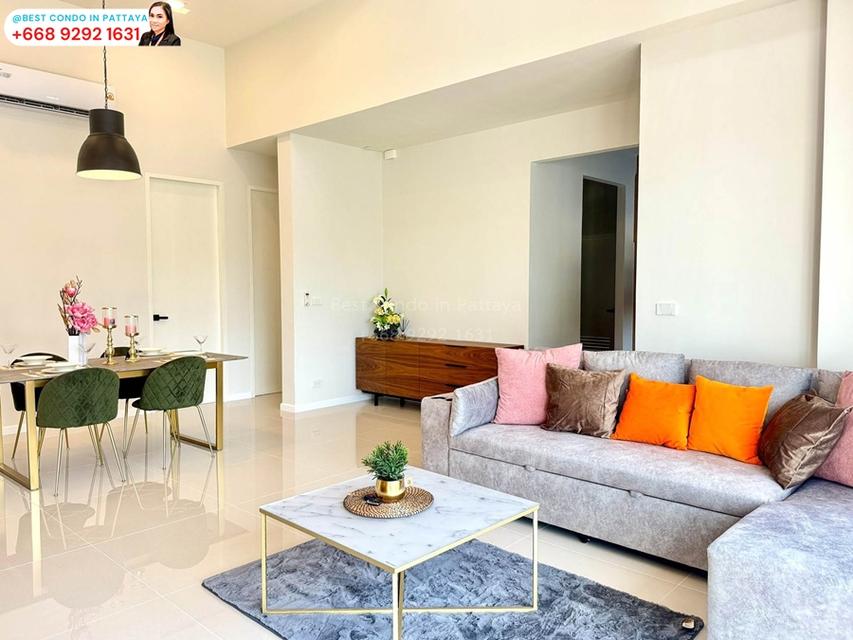 บ้านสร้างใหม่หลุดจอง ราคาดีเยี่ยม พร้อมเฟอร์นิเจอร์ครบ ฟังก์ชันจัดเต็ม ใกล้ทางด่วน-สุขุมวิท-หาดจอมเทียน! **#รหัสทรัพย์419** 2