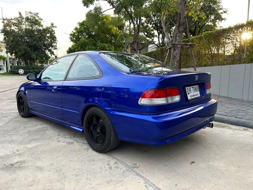 CIVIC COUPE ปี 2000 หล่อๆ สีใสเงาจัด เคลือบแก้ว อะไหล่เบิกใหม่ 4