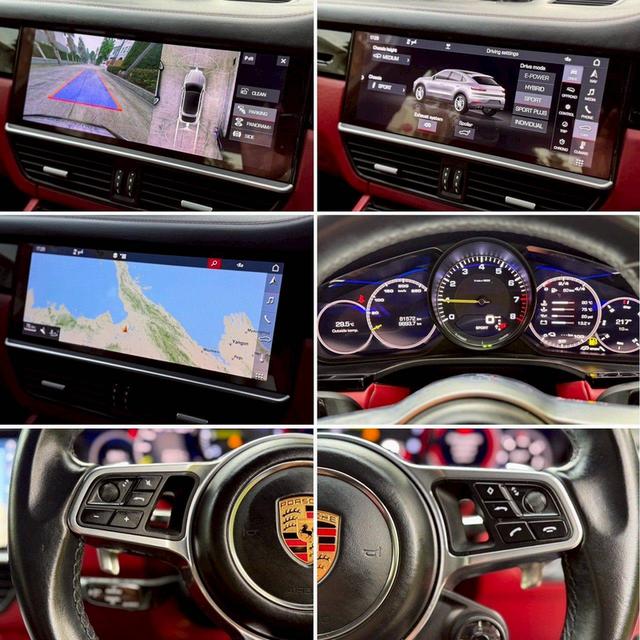 Porsche Cayenne E-hybrid Coupe ปี 2020 สีขาว ภายในแดงยอดนิยม Full option มี Warranty ถึง 2027 รูปที่ 12