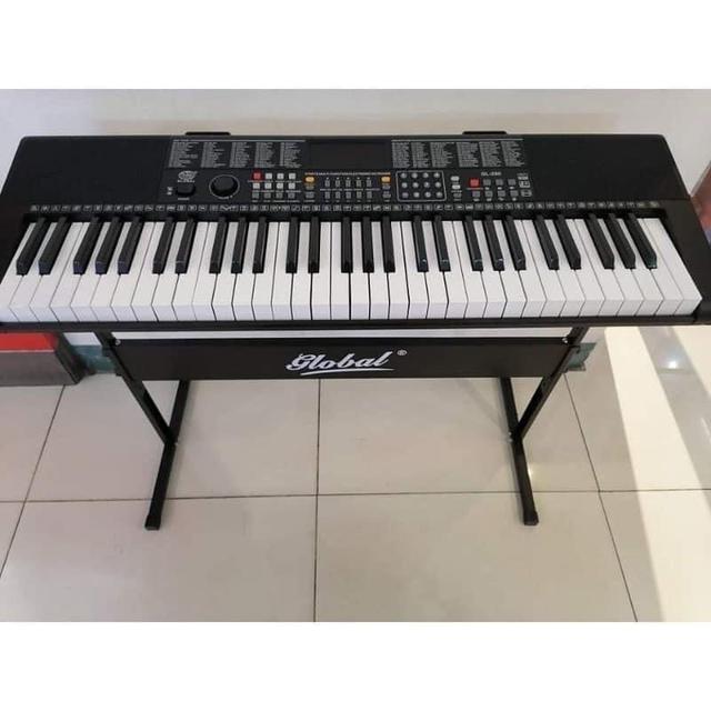 Global gl-290 61 keys electronic keyboard piano withFREEBIES