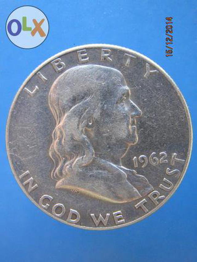 890 เหรียญเนื้อเงินล้วน  HALF DOLLAR ปี1964 1962 1942 4