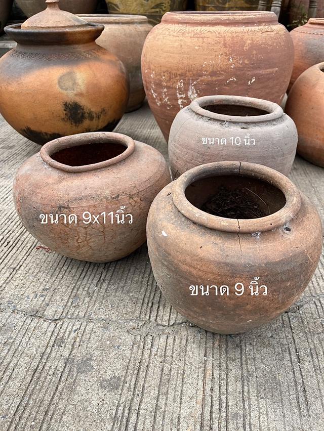 ไหดินแดง ไหโบราณ ศิลปะอยุธยา ขนาด9นิ้ว โอ่งแดงเล็ก