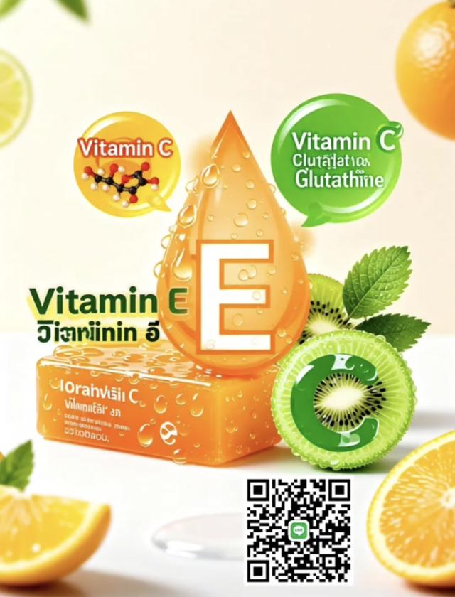 สบู่ส้ม vitamin E A C Tannin รูปที่ 1