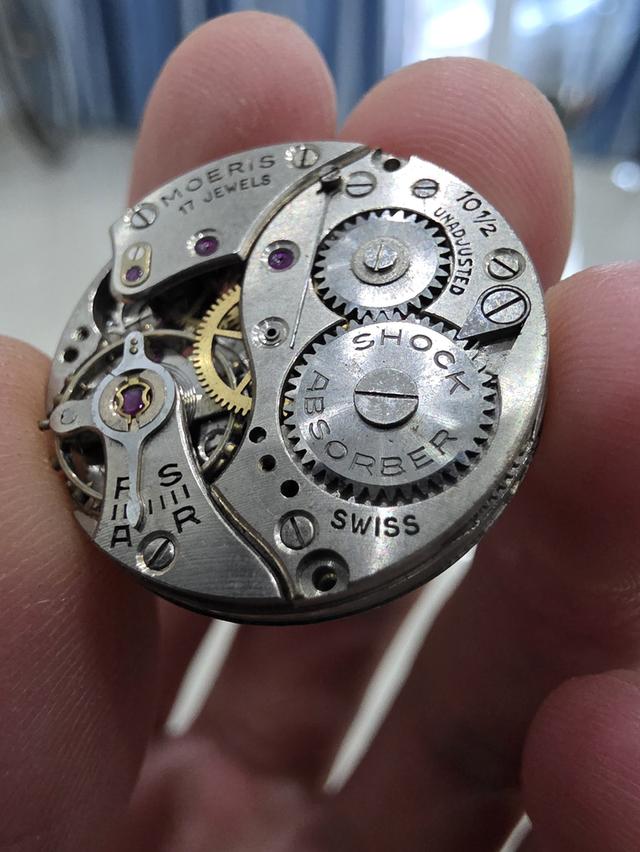 A.อะไหล่เครื่อง นาฬิกา Moeris Swiss ของสะสม สวยหายาก ขายตามสภาพ พร้อมส่ง รูปย่อยที่ 3