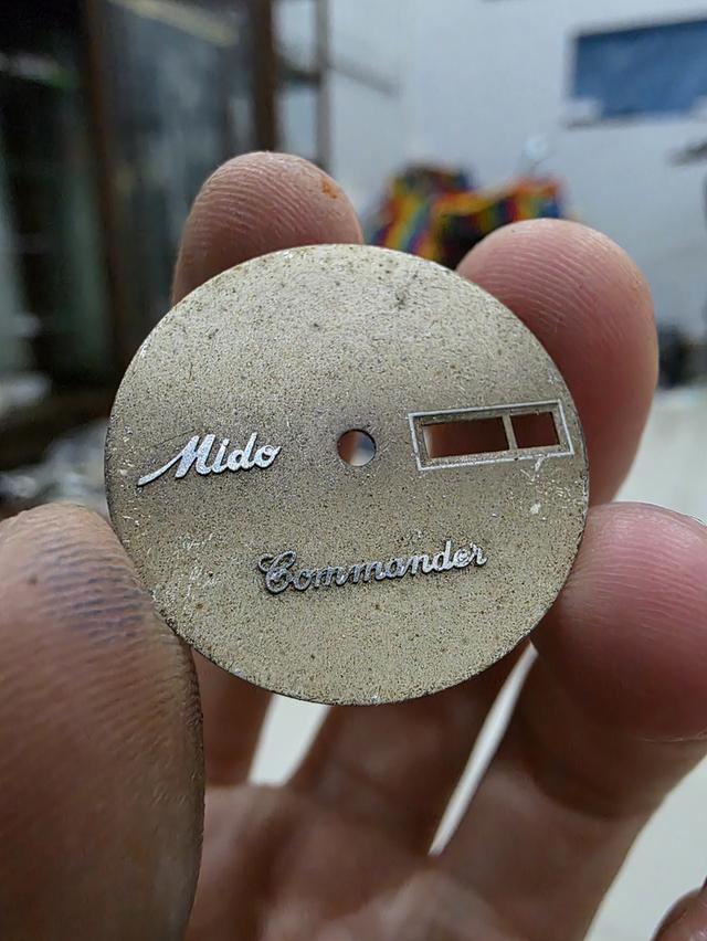 A.อะไหล่ หน้าปัด นาฬิกา MIDO COMMANDER WATCH FACE มิโด้ คอมมานเดอร์ ของเก่าเก็บ สวยหายาก รุ่นเก่า ขายตามสภาพ พร้อมส่ง