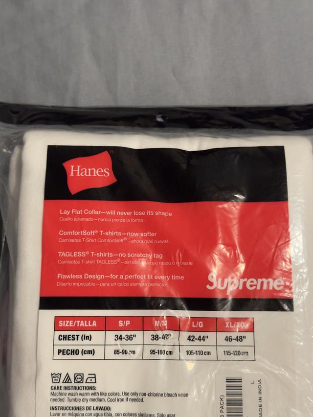 เสื้อยืด SUPREMExHANES (3 แพ็ค) ของแท้จากญี่ปุ่น! 5