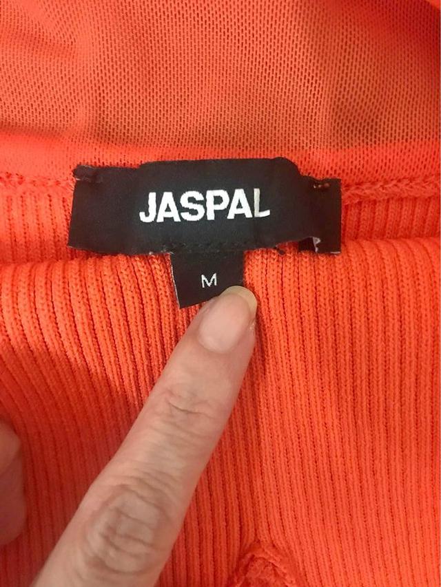เสื้อ Jaspal ซีทรูไหมพรมแขนกุด 2