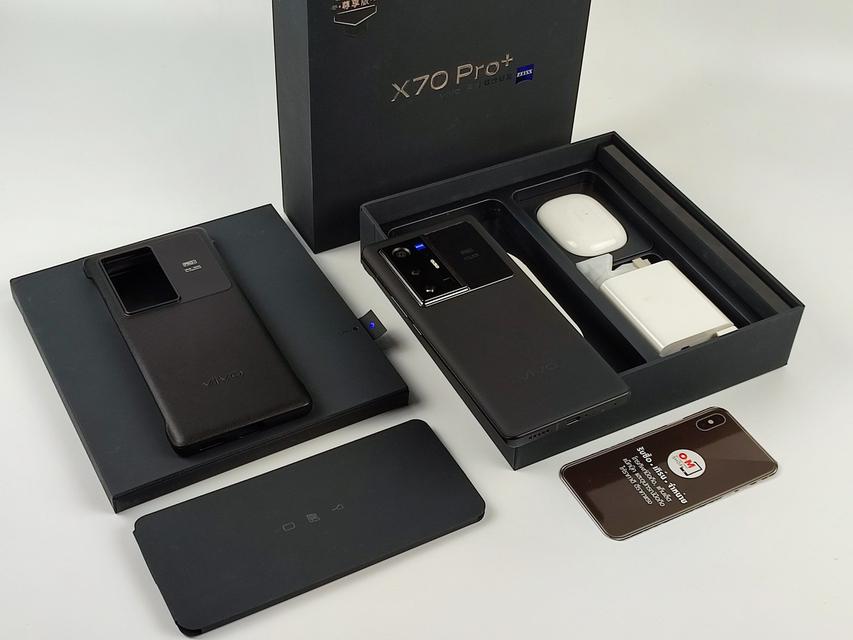 ขาย/แลก Vivo X70 Pro Plus 12/512 สี Black รอมจีน สภาพสวยมาก แท้ ครบกล่อง เพียง 24,900 บาท  1