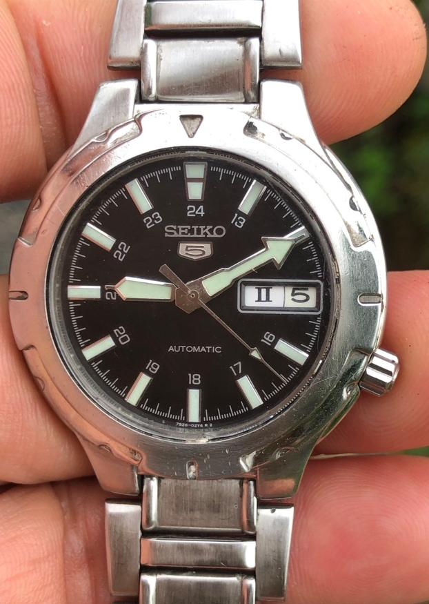 ???...Seiko 7s26 หลังเปลือย Automatic japan...??? รูปที่ 5