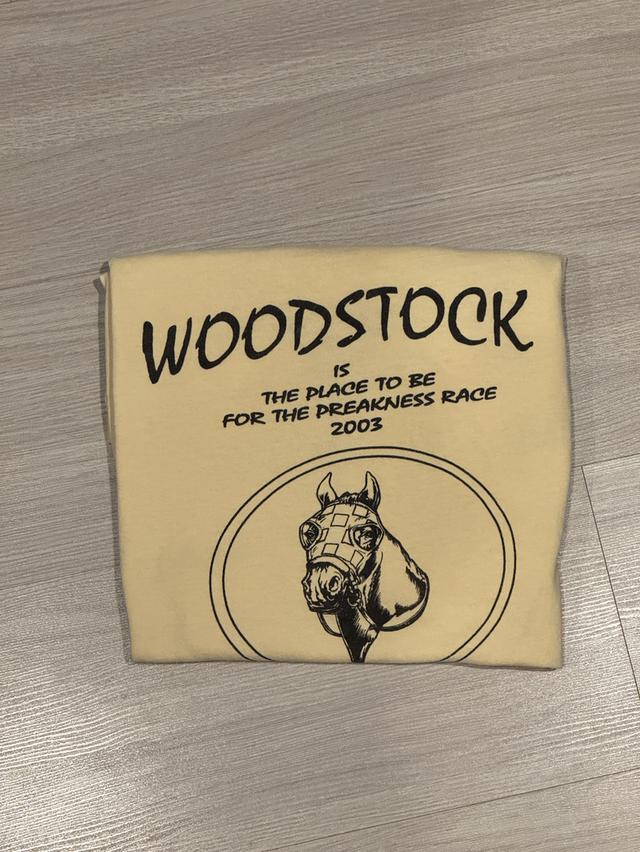 ขายเสื้อ🔥VINTAGE T-Shirt Anvil Woodstock Preakness Race 2003 !!