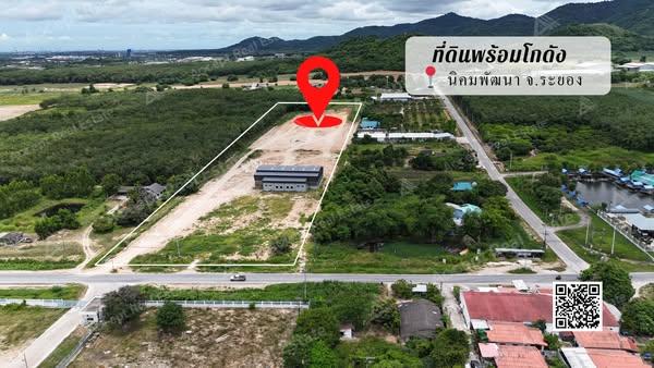 ขายที่ดินพร้อมโกดัง นิคมพัฒนา ระยอง ติดถนน  ใกล้แหล่งอุตสาหกรรม 24-1-52 ไร่ 1