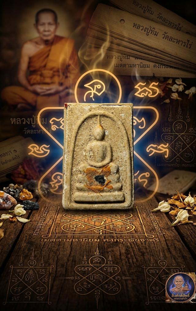 พระสมเด็จหลวงปู่ทิม วัดละหารไร่ หลังยันต์ห้า (บรรจุกรุ) ปี 2517 สภาพสวย พร้อมกล่องเดิมจากวัด 📌