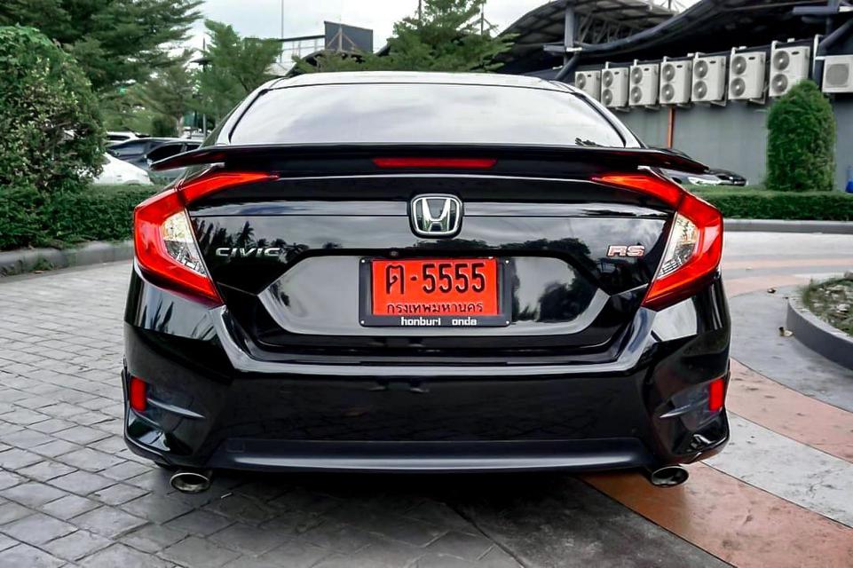 รูป #Honda #Civic 1.5 RS Turbo รุ่นTop (โฉม FC) AT สีดำ 2016  6