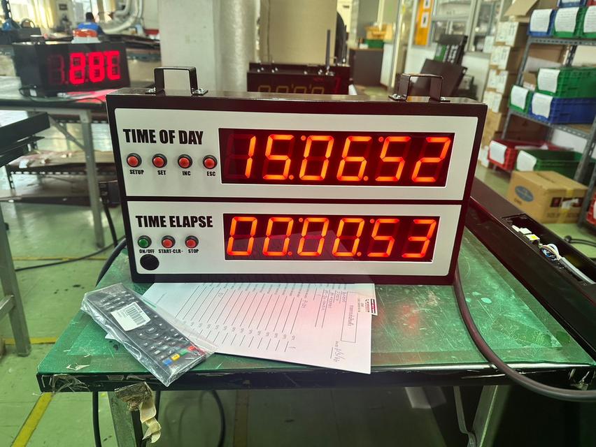 นาฬิกาห้องผ่าตัด นาฬิกาโรงพยาบาล DIGITAL CLOCK MODEL : HT-21A 1