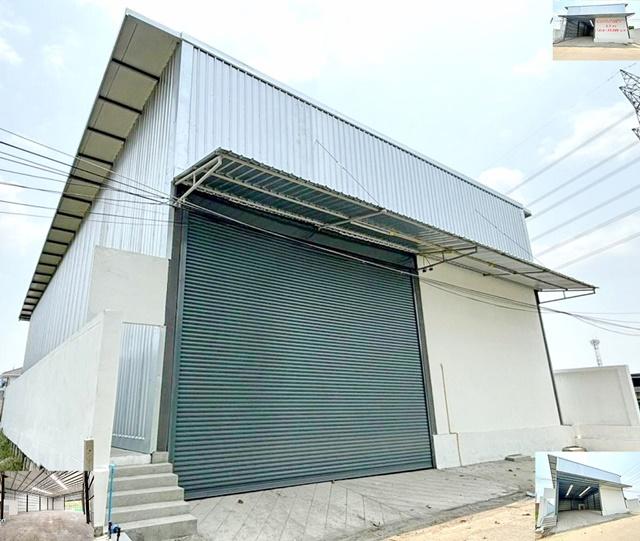 โกดัง 2น้ำ มีพื้นที่จอดรถ หลังคาสูงโปร่ง ศรีสมาน ไฟฟ้า 1 เฟส ดอนเมือง ขาย-เช่าโกดังมินิแฟคตอรี่สร้างใหม่ 100ตรว. 360ตรม. 1