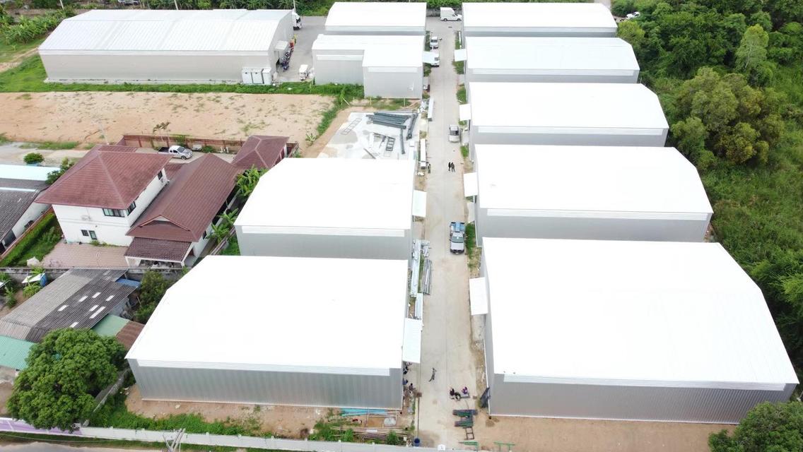 ให้เช่า โกดังสำเร็จรูป 11โกดัง 300-900 ตรม พื้นที่รวมกว่า 5,000 ตรม.บางละมุง 1