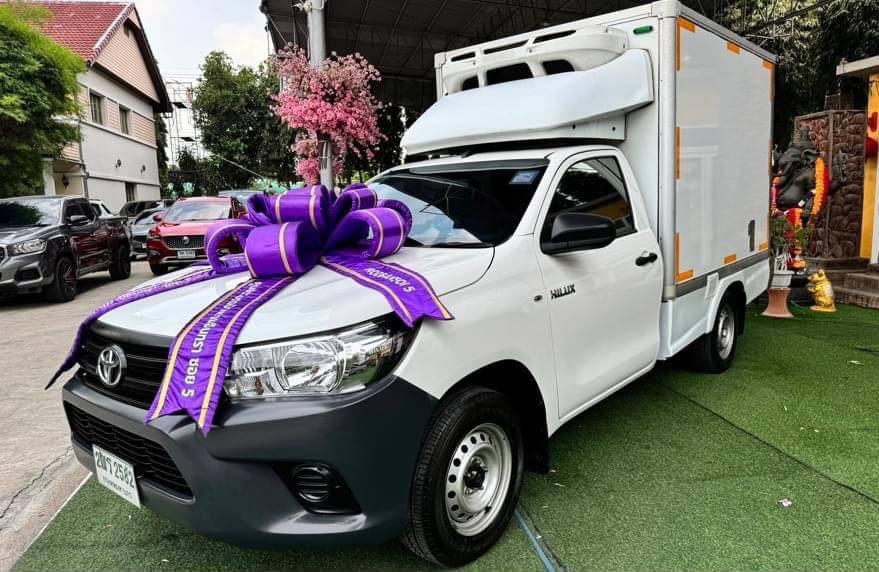 TOYOTA REVO  SINGLE +ตู้เย็น รุ่น J  PLUS ดีเซล  ปี2019 เครื่อง2.4cc. เกียร์ธรรมดา  -รถไมล์แท้100%คะ  6