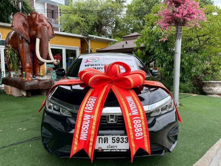 ~HONDA CITY SV SEDAN เครื่อง1.0cc. AUTO ปี 2024 ~เลขไมล์แท้เพียง 78,xxx กม. มือเดียวป้ายแดง