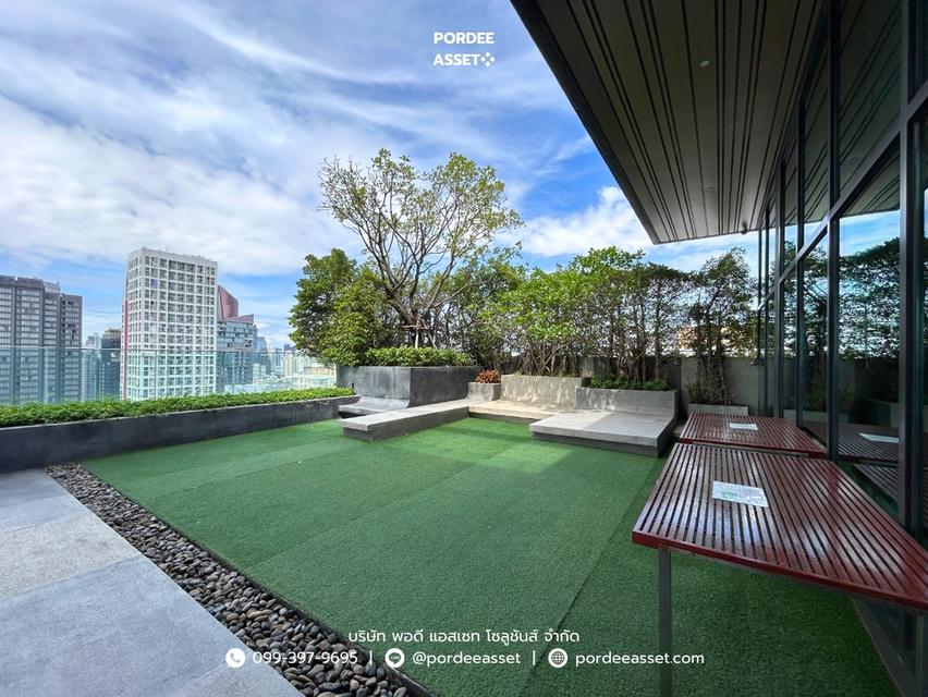 คอนโดหรู Rhythm Ekkamai - ริธึ่ม เอกมัย (ขนาด 34.43 ตร.ม.) ซอยสุขุมวิท63 ใกล้รถไฟฟ้า BTS สถานีเอกมัย เพียง 300 ม. ห้องสวยพร้อมอยู่ เฟอร์นิเจอร์ครบ 17