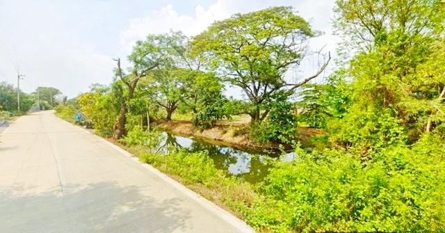 วัดบ่อเงิน 1.1 กม. หน้าติดถนน ให้เช่าที่ดินริมคลองขนาดใหญ่ 5 ไร่ หลังติดคลอง ลำโพ บ่อเงิน ลาดหลุมแก้ว 6