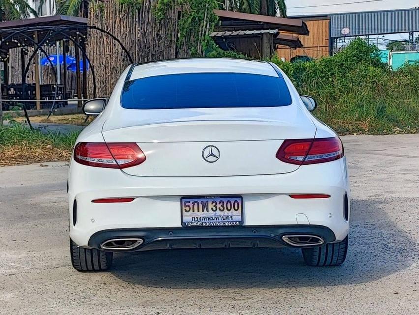  Benz C250 Coupe’ AMG Dynamic 2018 สุดหล่อมีทรง ประวัติศูนย์ครบ ราคาดีสุดๆ 5