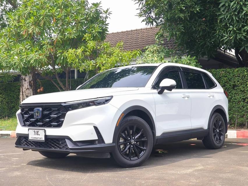 รหัสรถ KP53 CRV e:HEV 2.0 ES ตัว Top สุด Sunroof สีขาว โฉม MNC 