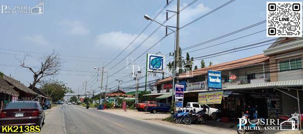 ขายที่ 18 ไร่ ติดถนนเส้นวัดคลองตัน ที่สวยสี่เหลี่ยมสวย หน้ากว้างติดถนนถึง 100 เมตร ด้านหลังติดคลอง บรรยากาศดี - KK2138S 4