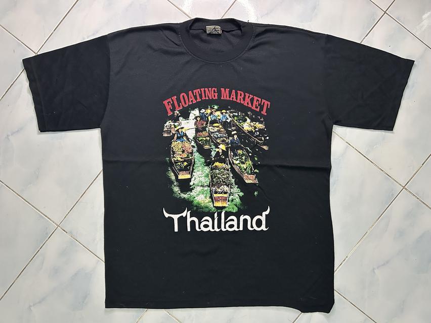 [Vtg. Thai Souvenir] เสื้อตลาดน้ำ Floating Market - ป้าย SUCCESS 2000 (สภาพเซอร์)