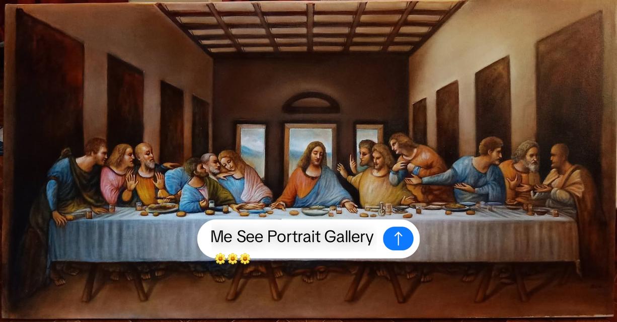 ภาพเขียนสีน้ำมัน Last supper