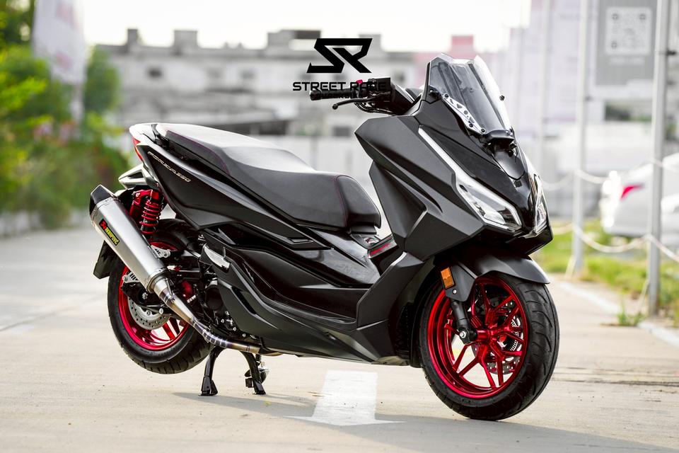 ❗️❗️เข้าใหม่! สายเท่จัดให้ครบ! ❗️❗️ 🏍️ #Forza350 ปี 2024 สีดำ ใส่ Profender GP ของแต่งเบิกใหม่ทั้งคัน! หล่อสุดในรุ่น ขี่นุ่ม โช๊คเทพ ของครบพร้อมซิ่ง! 6