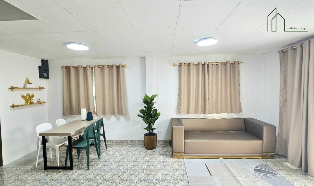 บ้านเดี่ยว 50.4 ตรว. เพชรมณฑลกรีน บางบอน 5 ถนนมาเจริญ บางแค รีโนเวทพร้อมอยู่