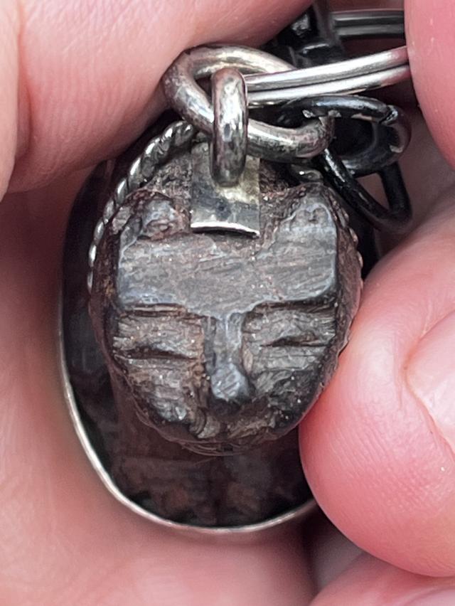 เสือไม้แกะเก่า กรอบเงินเก่า รูปที่ 4