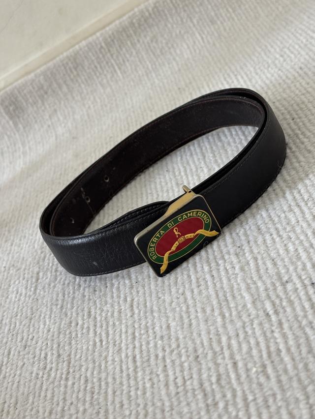 เข็มขัดหนัง แบรนด์ Roberta di Camerino วินเทจ MADE IN ITALY