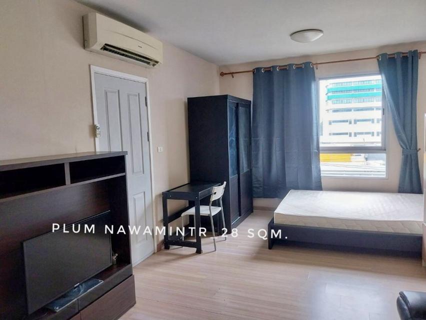 ขาย คอนโด ห้องมือสอง 1 นอน พร้อมเฟอร์ PLUM CONDO นวมินทร์ 28 ตรม. ใกล้โลตัสนวมินทร์ 1