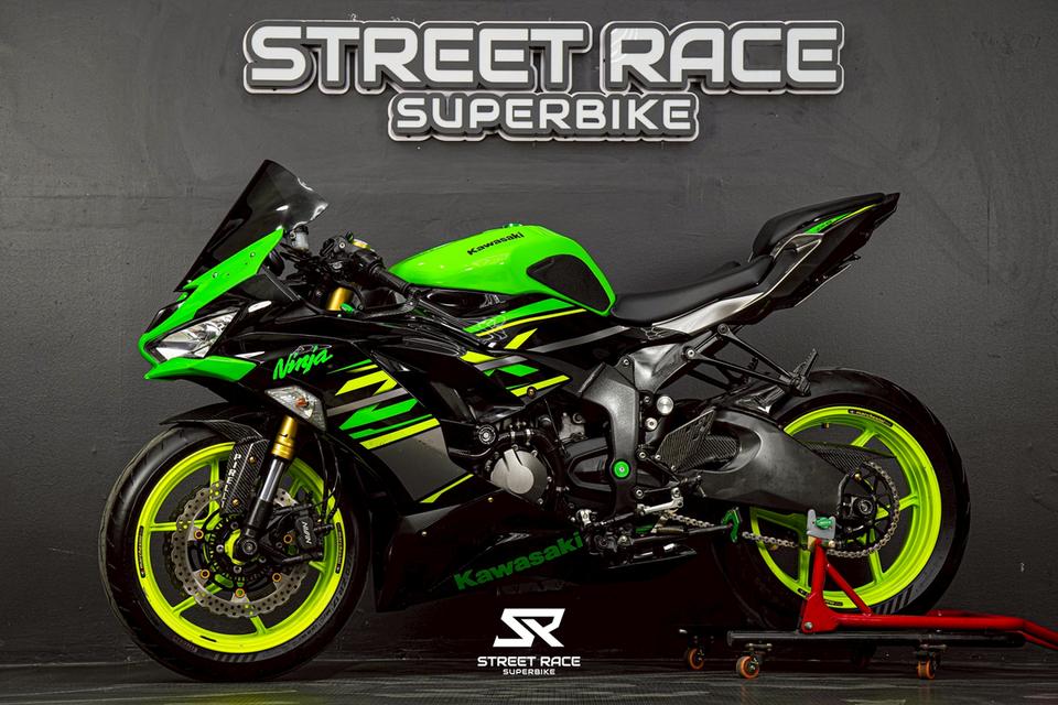 🔥kawasaki ninja zx-6r ปี 2018 จด 2020 🔥 ทรงซิ่งท่อ jp racing รูปที่ 1