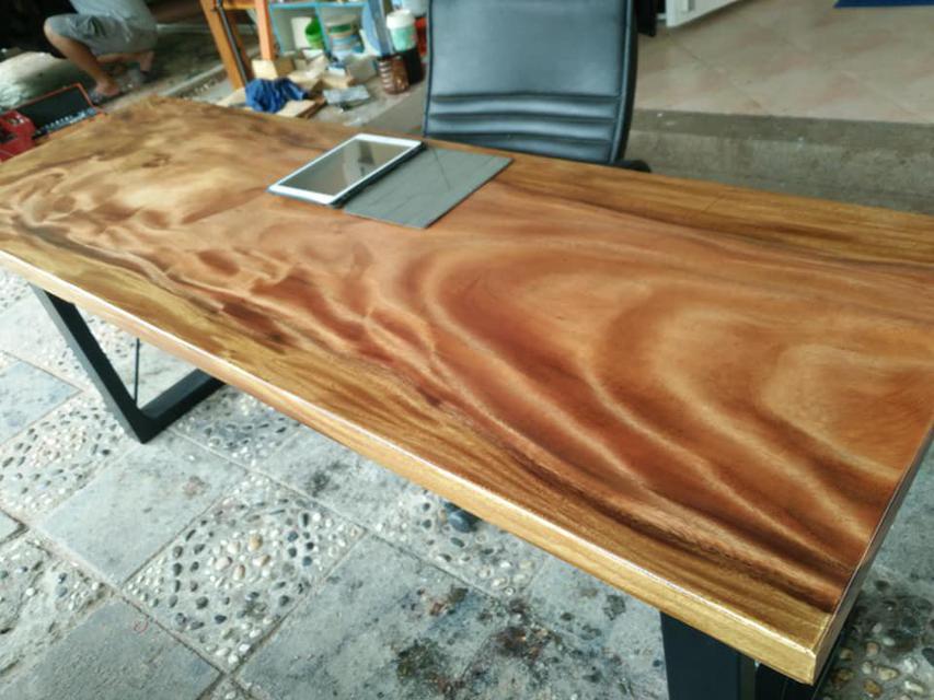 โต๊ะทำงานไม้แผ่นเดียว  ก65xย200 (งานสั่งผลิต-มีสินค้าตลอด) 5