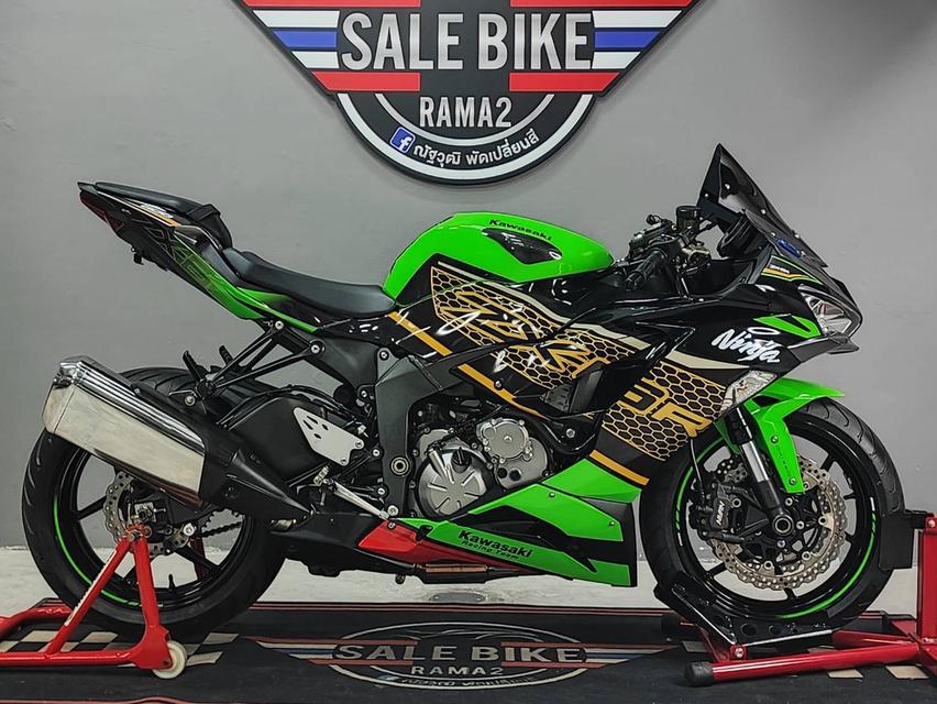 ZX6R สภาพออกศูนย์ รถพึ่งจดทะเบียน ราคาเร้าใจ 