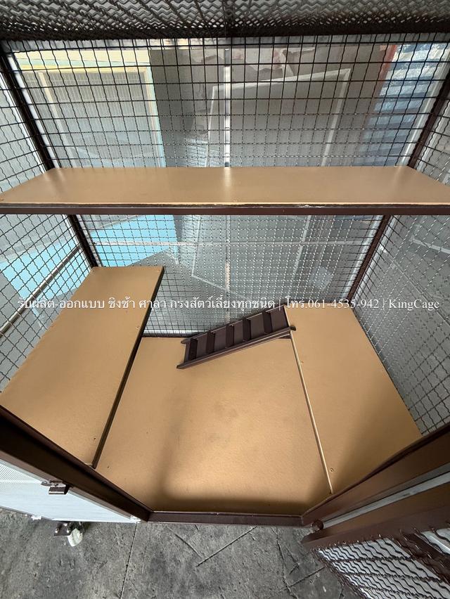 กรงแมวติดมุ้งลวดกันยุง มาพร้อมหลังคากันแดดกันฝน รูปที่ 5
